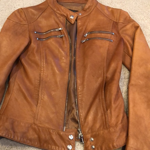 RARE VINTAGE 70s ITALIAN LEATHER MOTO JACKET - Picture 7 of 7